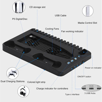 PlayStand – RGB Cooling Station